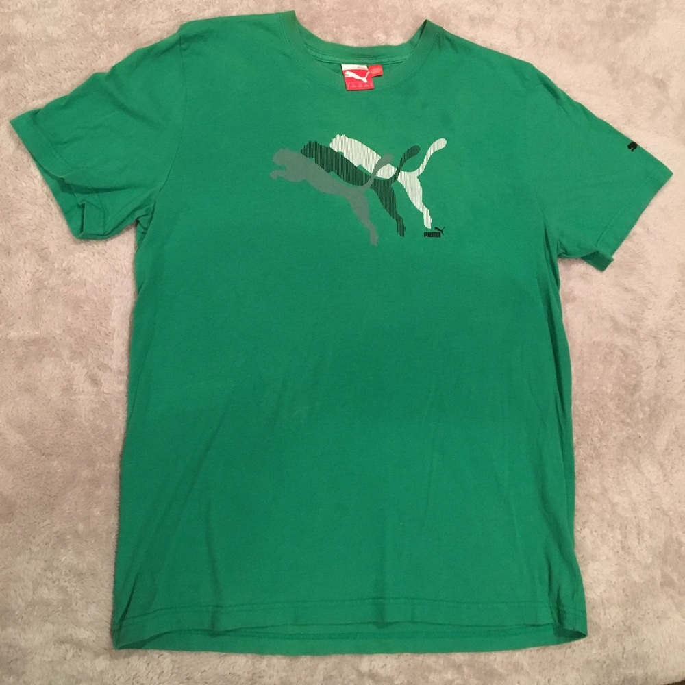 Puma green t-shirt puma speed